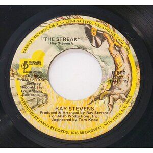 Ray Stevens The Streak / You've Got The Music Inside 45 RPM Barnaby VG Rock '74